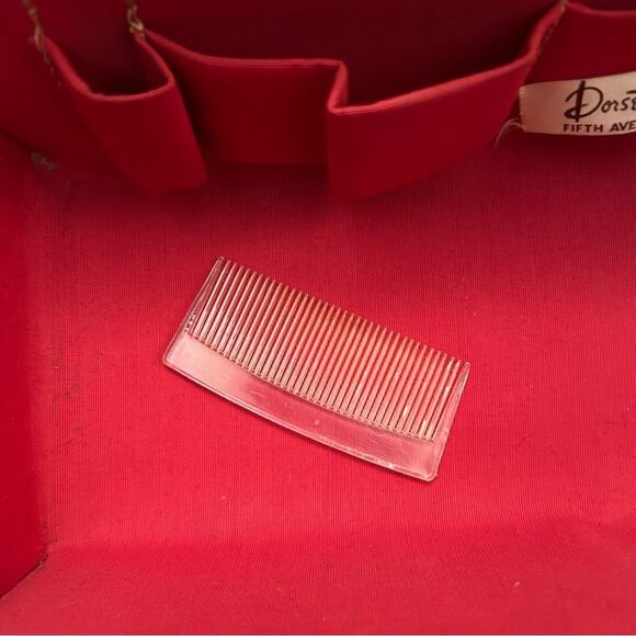 Vintage Dorset Rex 50s Silver Metal Basket Weave Lattice Box Purse - Picture 13 of 16